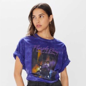 Purple Tie Dye Prince T Shirt